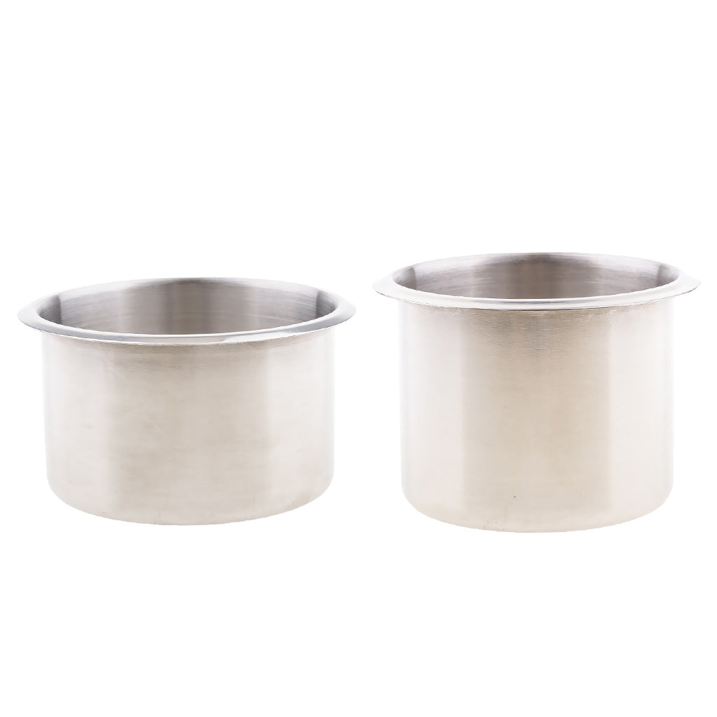 2pcs Recessed Cup Drink Holder for Marine Boat RV Camper 68x55mm/90x55mm