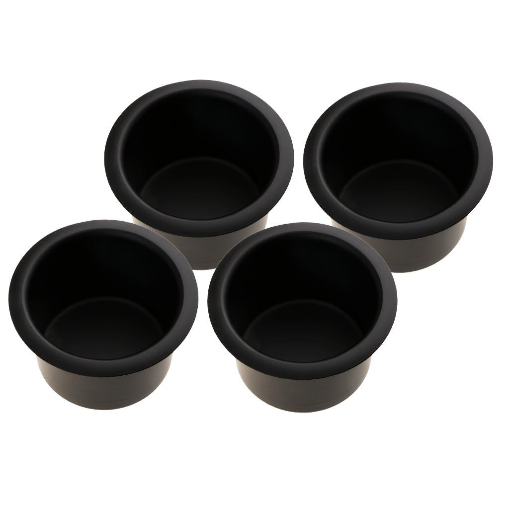 4pcs Aluminum Alloy Cup Drink Holder for Marine Boat Car Truck Camper RV