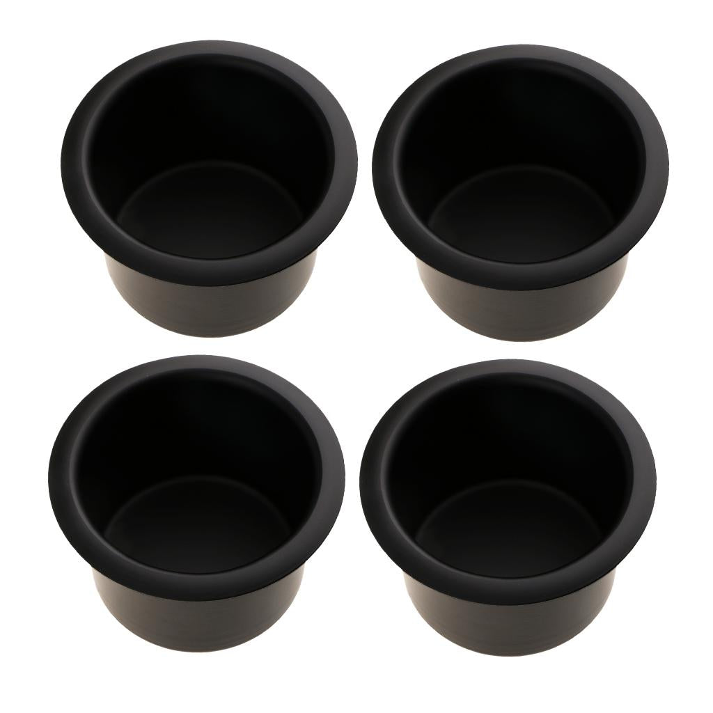 4pcs Aluminum Alloy Cup Drink Holder for Marine Boat Car Truck Camper RV