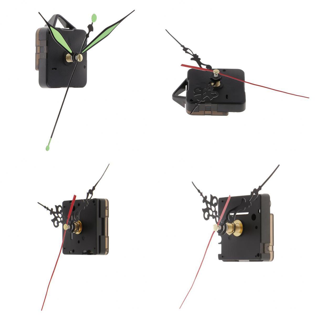 4x Movement with Pointer for Quartz Wall Clock Repair Replacement Home Decor
