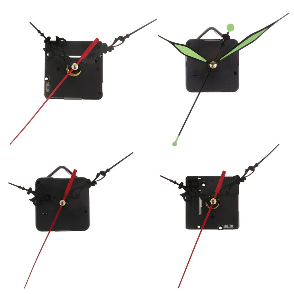 4x Movement with Pointer for Quartz Wall Clock Repair Replacement Home Decor