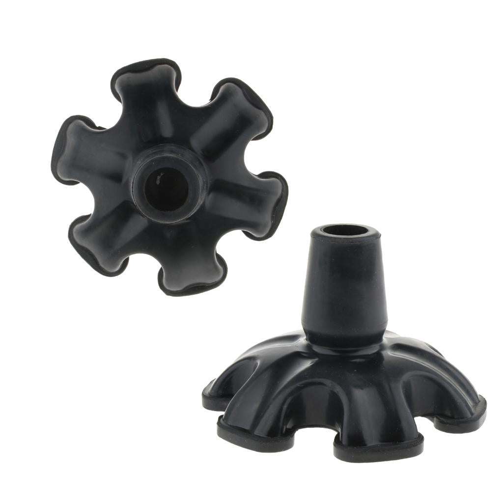 2pcs Hexagonal Replacement Tip For Cane Walking Stick Crutches 3/4 inch