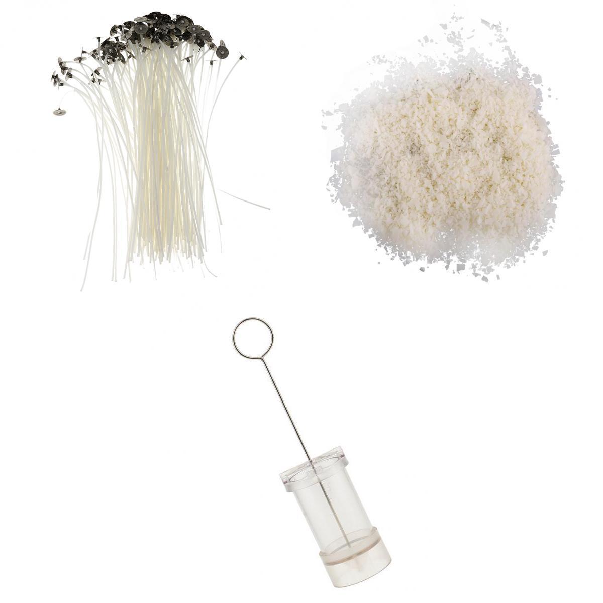 500g Pure Soy Wax + 15cm Pre Waxed Wicks & Church Top Candle Making Mold Kit