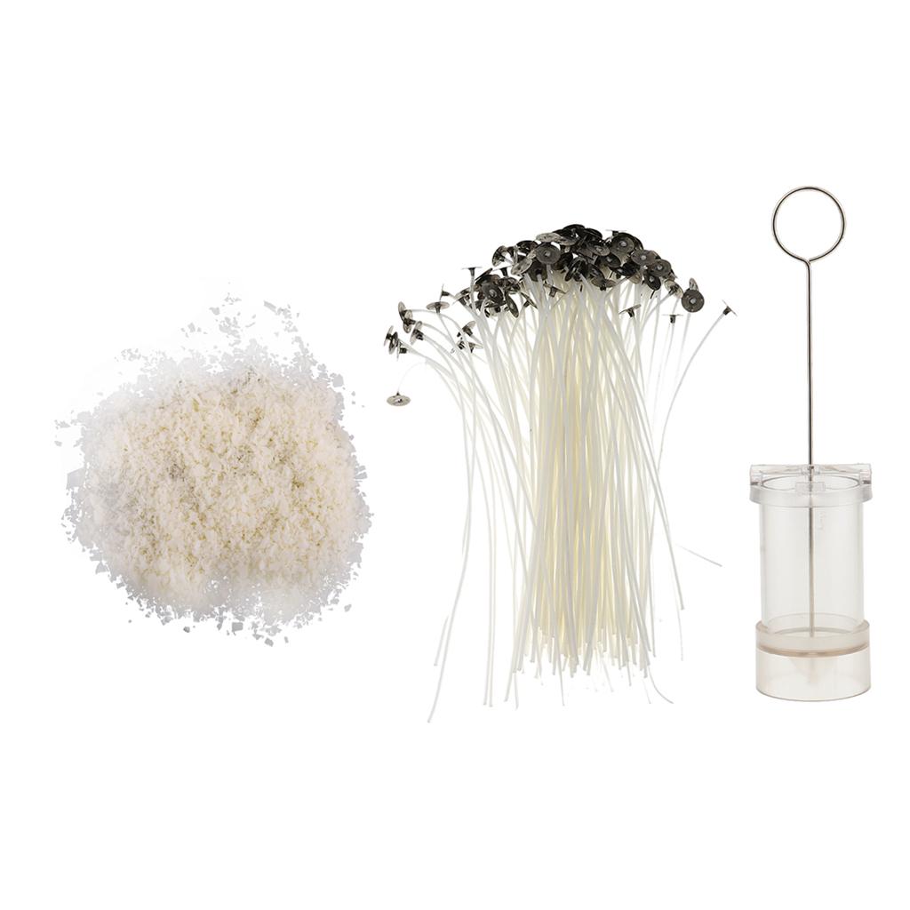 500g Pure Soy Wax + 15cm Pre Waxed Wicks & Church Top Candle Making Mold Kit