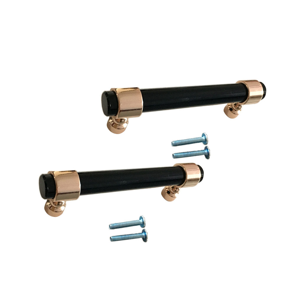 2xAcrylic Rod Bar Door Handle Drawer Cabinet Pull Knob Brushed 121mm
