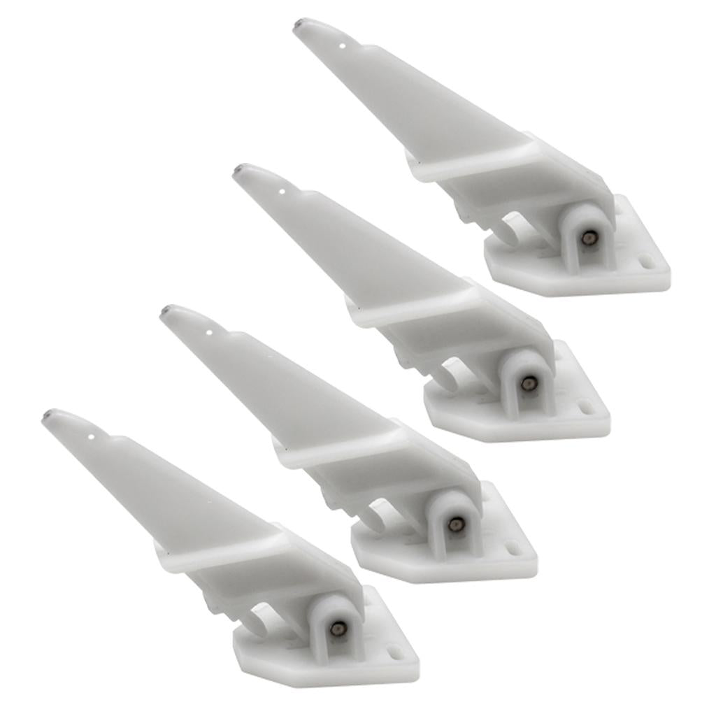 4 Pcs Boat Universal Speedometer Automatic Kick-up Pitot Tube Assembly