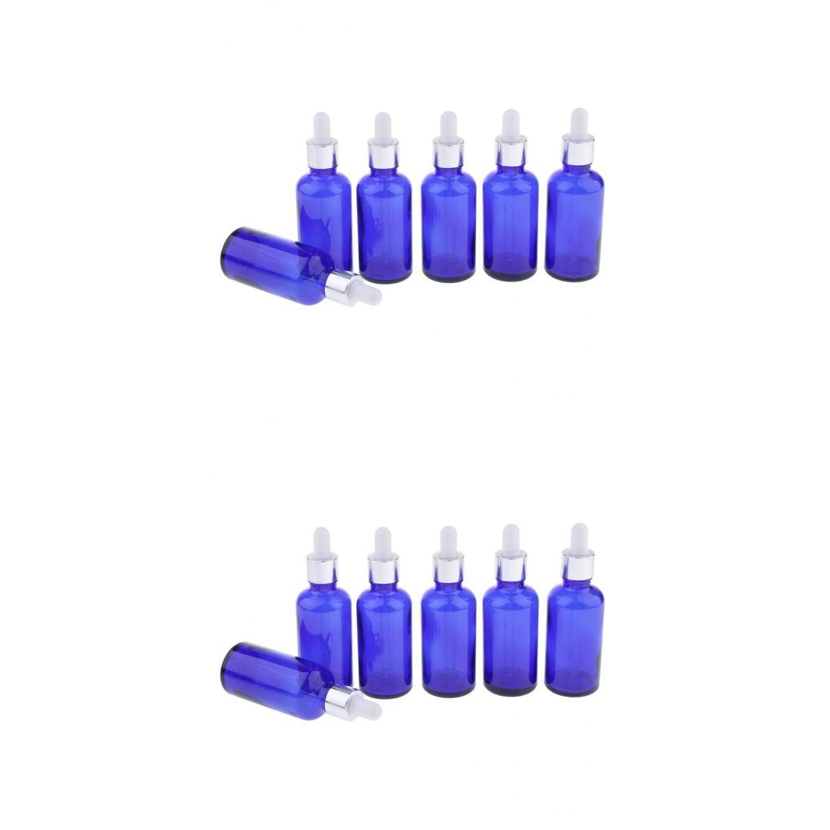 12 Pieces Glass Eye Dropper Dispenser Bottles for Essential Oils Perfume