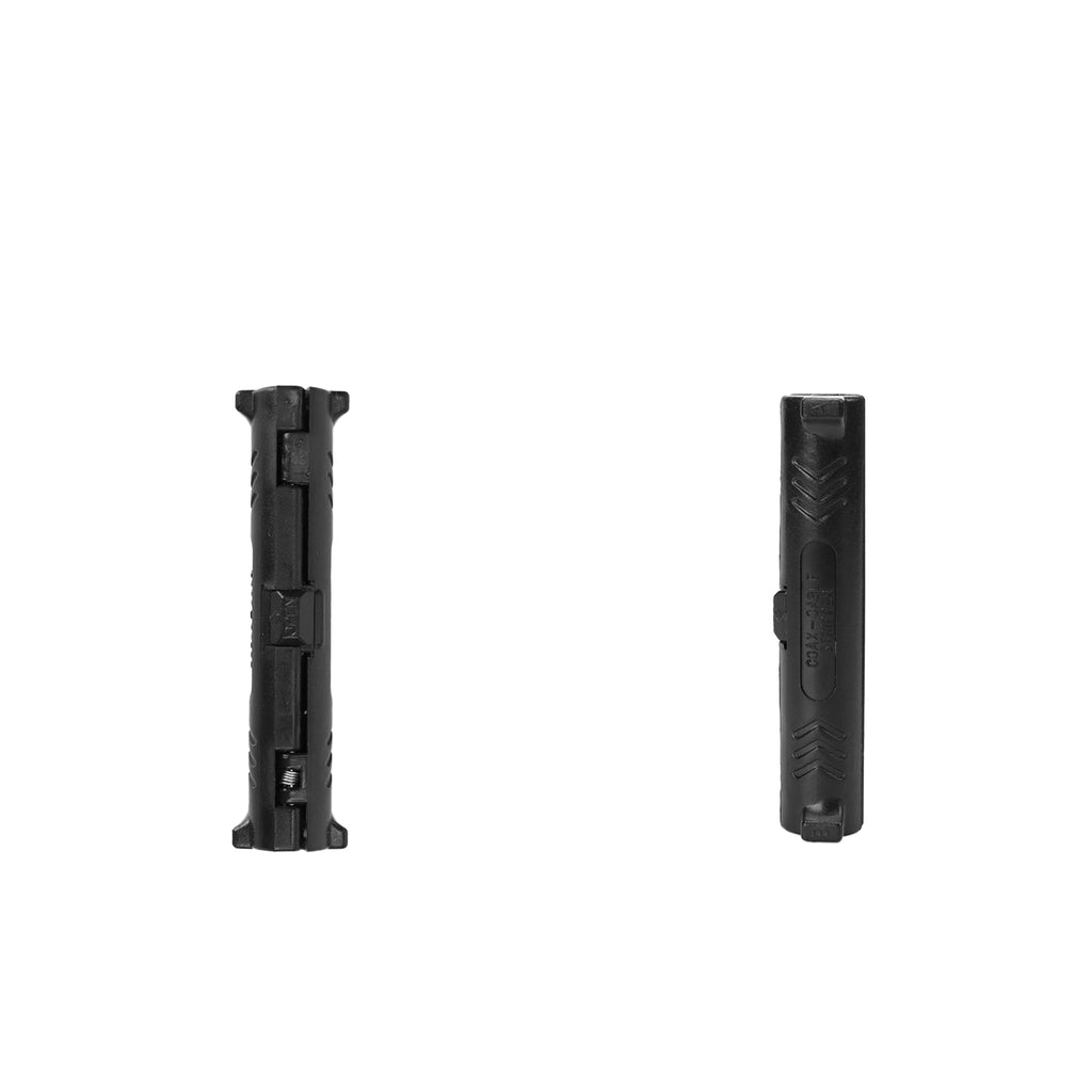 2Pcs Coaxial Compression Tool Coax Cable Crimper Kit Coaxial Stripper Black