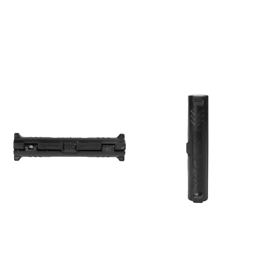 2Pcs Coaxial Compression Tool Coax Cable Crimper Kit Coaxial Stripper Black