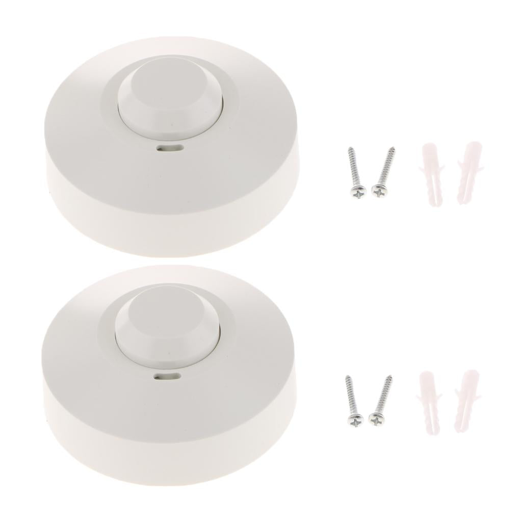 2xMicrowave Radar Sensor Body Motion Detector Light Control Switch