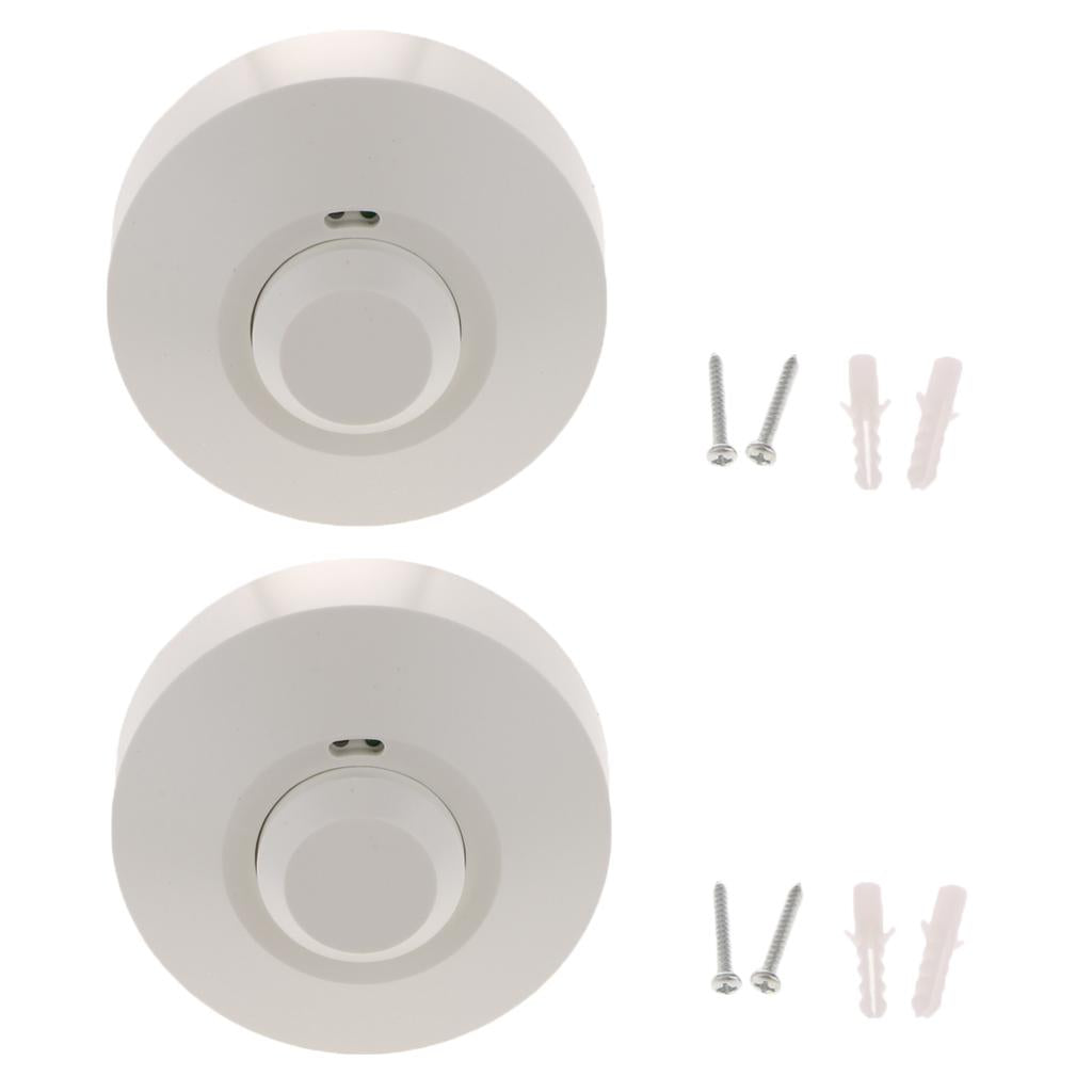 2xMicrowave Radar Sensor Body Motion Detector Light Control Switch