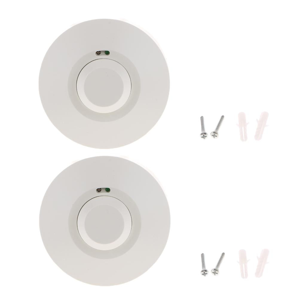 2xMicrowave Radar Sensor Body Motion Detector Light Control Switch