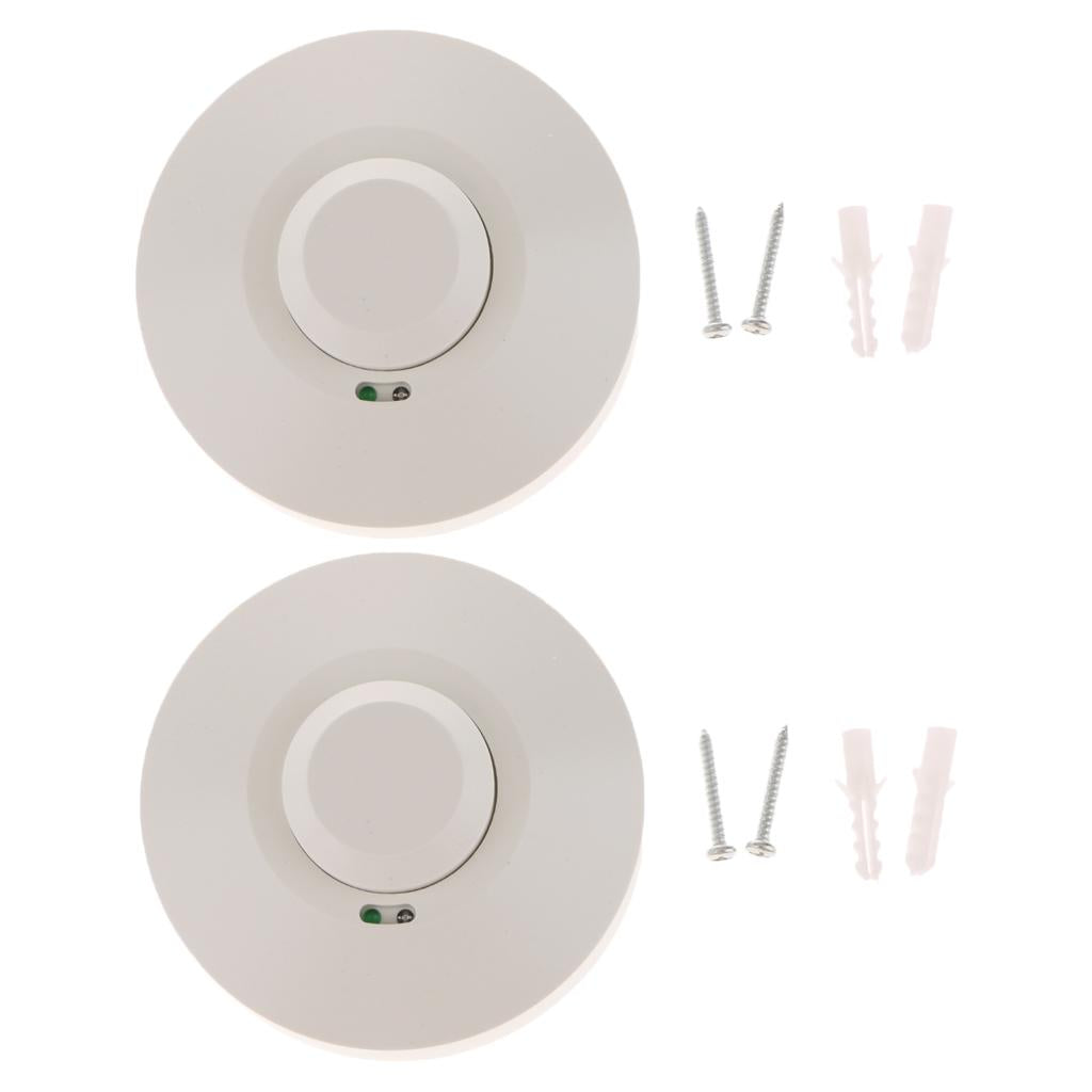 2xMicrowave Radar Sensor Body Motion Detector Light Control Switch