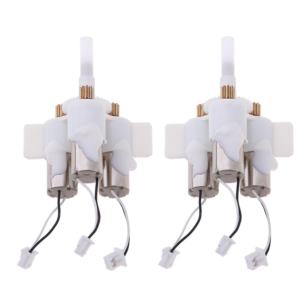 2pcs V.2.949.006 Main Gear Motor Set for Wltoys F949 RC Helicopter Parts