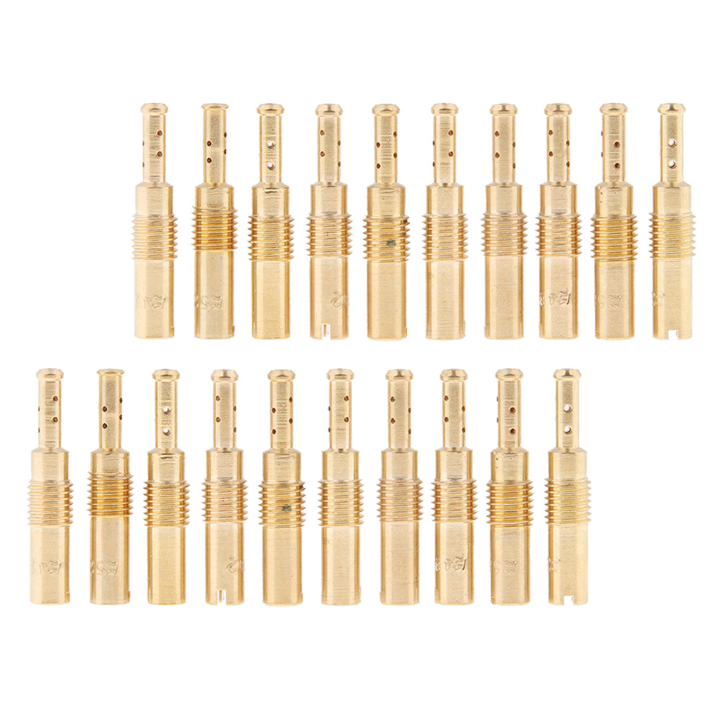 20pcs Slow/Pilot Jet for PWK OKO CVK 38 40 42 45 48 50 52 55 58 60