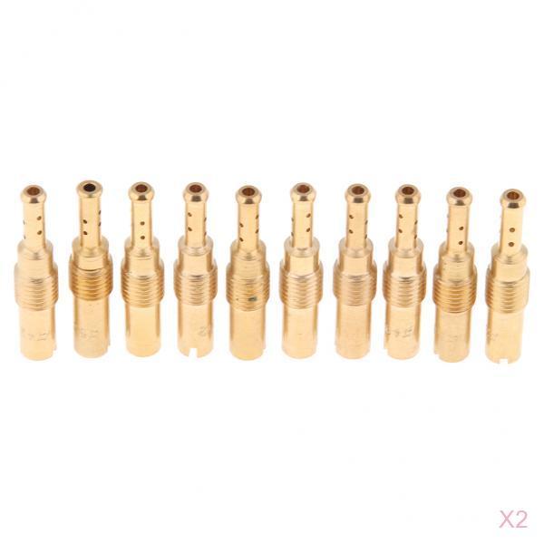 20pcs Slow/Pilot Jet for PWK OKO CVK 38 40 42 45 48 50 52 55 58 60