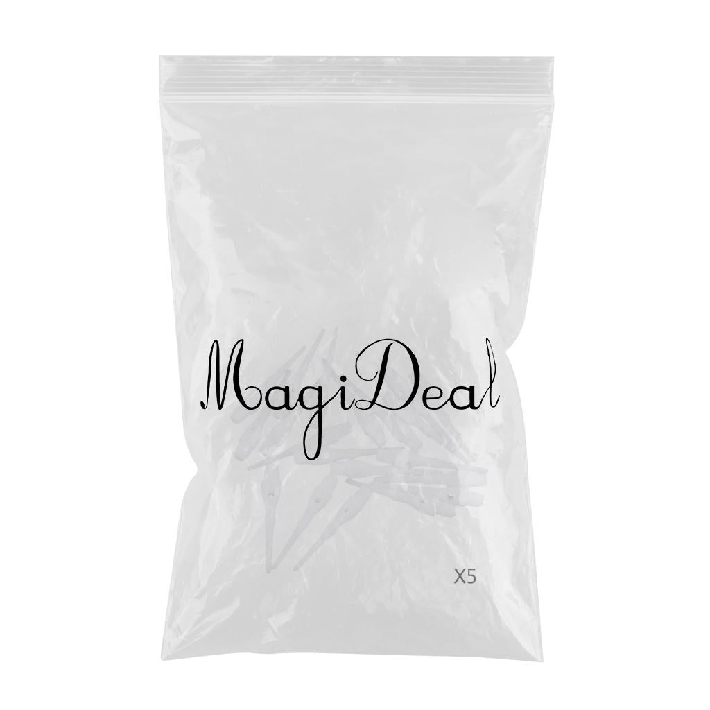 100 Pieces Soft Nylon Tips Points Replacement for Electronic Dart 27mm White