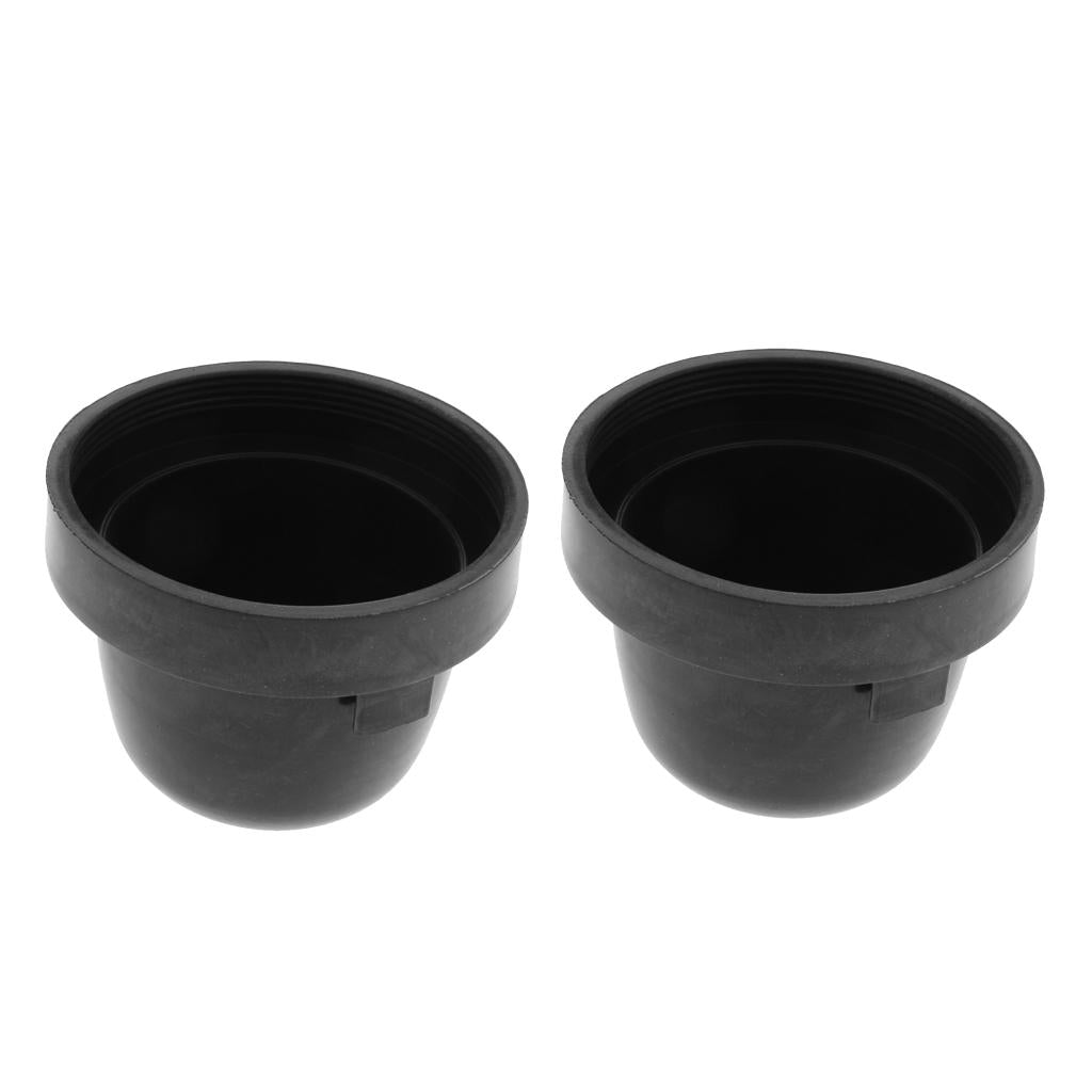 2X Universal Rubber Housing Seal Cap Dust Cover Car LED Headlight 65X55mm