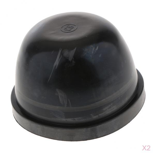 2X Universal Rubber Housing Seal Cap Dust Cover Car LED Headlight 83X60mm