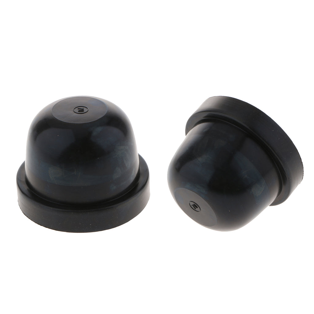 2X Universal Rubber Housing Seal Cap Dust Cover Car LED Headlight 70X55mm