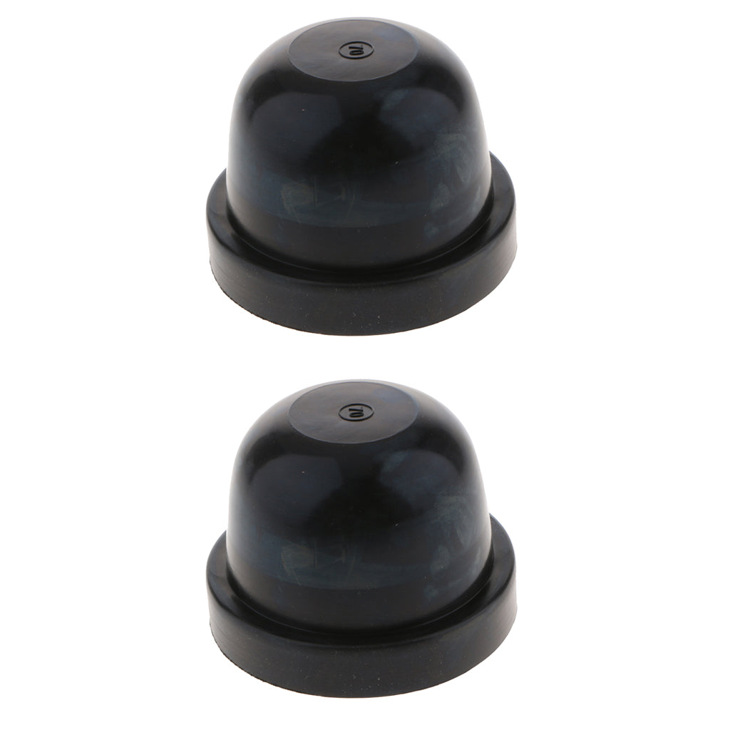 2X Universal Rubber Housing Seal Cap Dust Cover Car LED Headlight 70X55mm