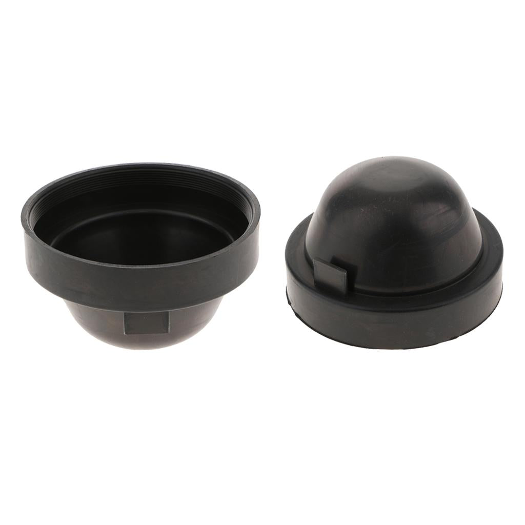 2X Universal Rubber Housing Seal Cap Dust Cover Car LED Headlight 100X65mm