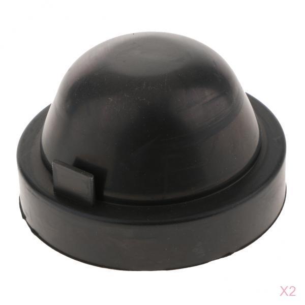 2X Universal Rubber Housing Seal Cap Dust Cover Car LED Headlight 100X65mm