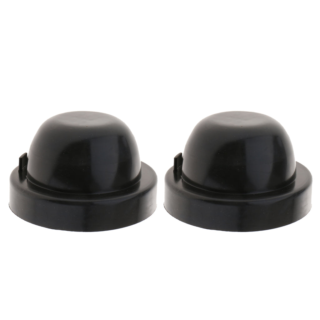 2X Universal Rubber Housing Seal Cap Dust Cover Car LED Headlight 95X65mm