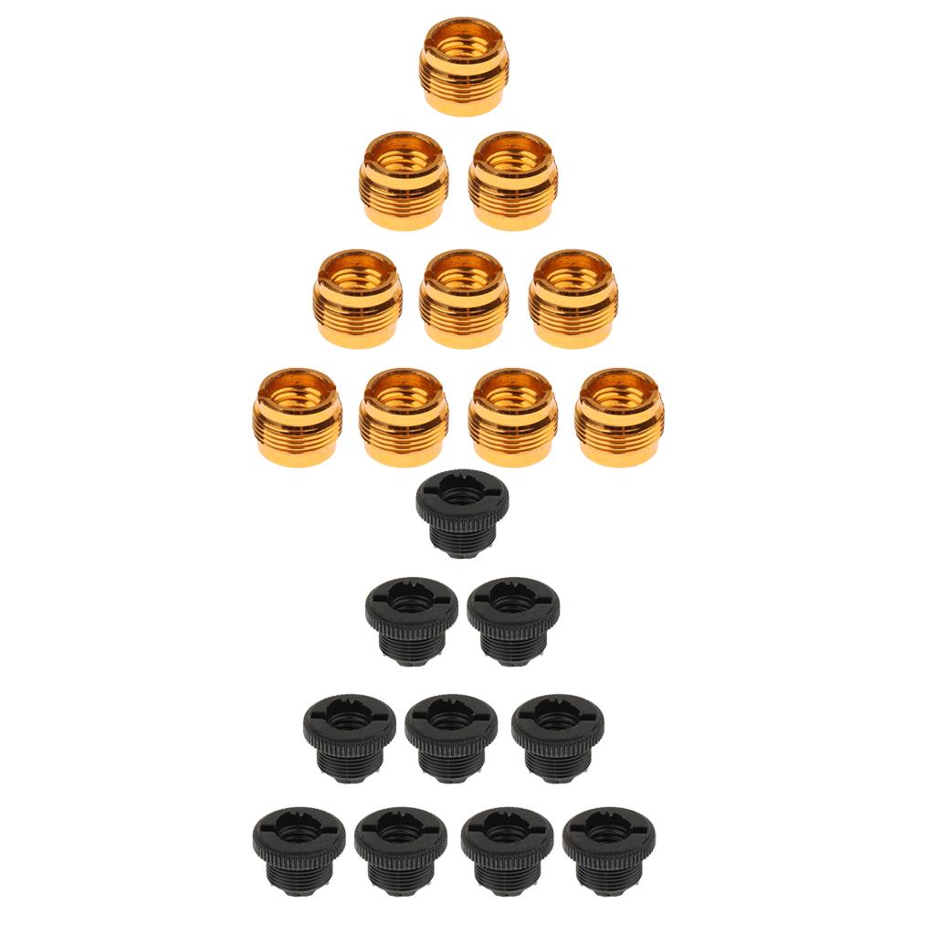 20 Pieces Microphone Clip Screw Thread Adaptor 3/8 to 5/8" Screws"