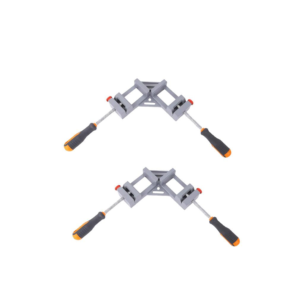 2XCorner Clamp Right Angle Clamp Woodworking Vice Metal Welding with Handles