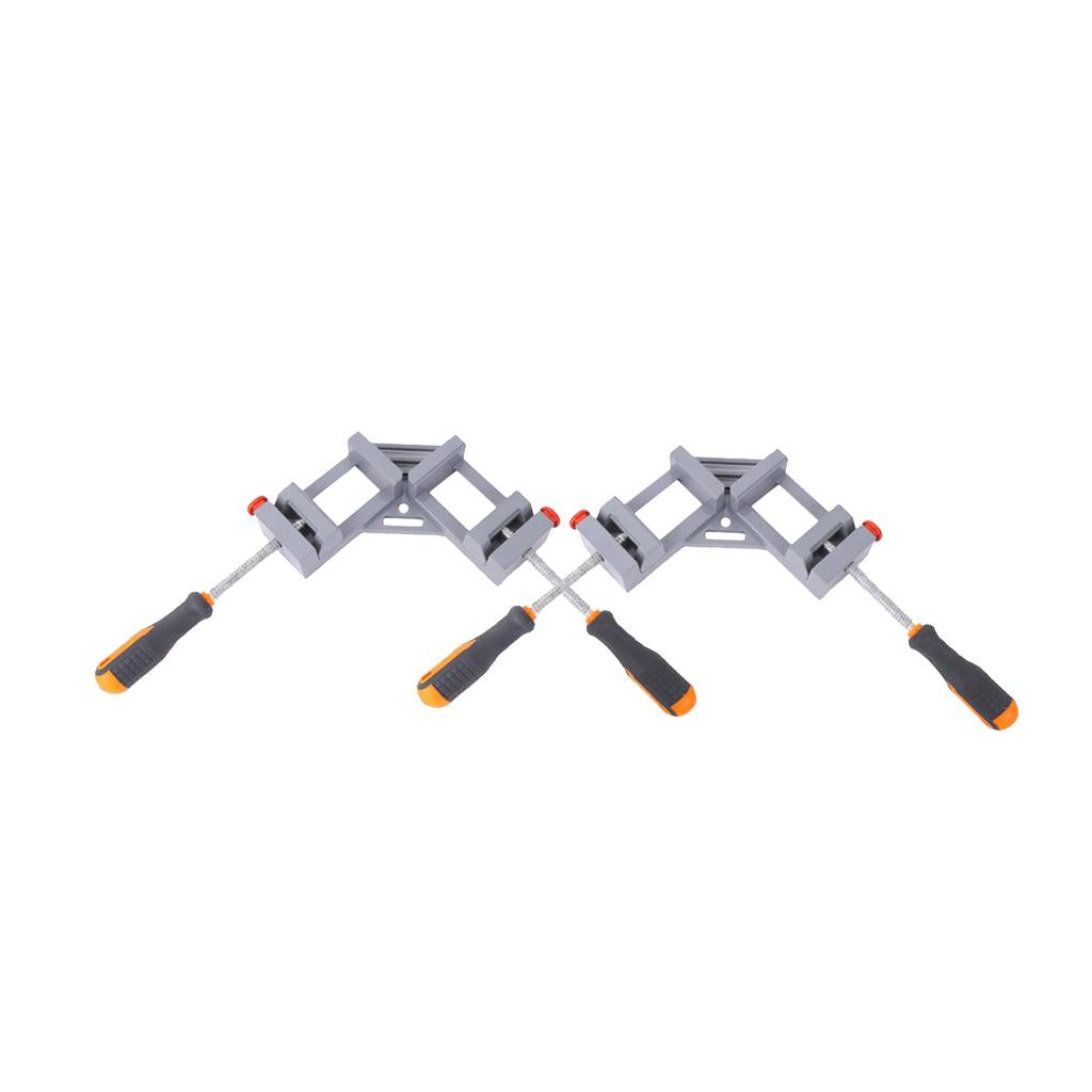 2XCorner Clamp Right Angle Clamp Woodworking Vice Metal Welding with Handles