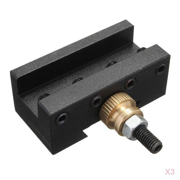 CNC 1/4-1/2" Mini Lathe Quick Change Post Facing Milling Tool Holder 3pcs"