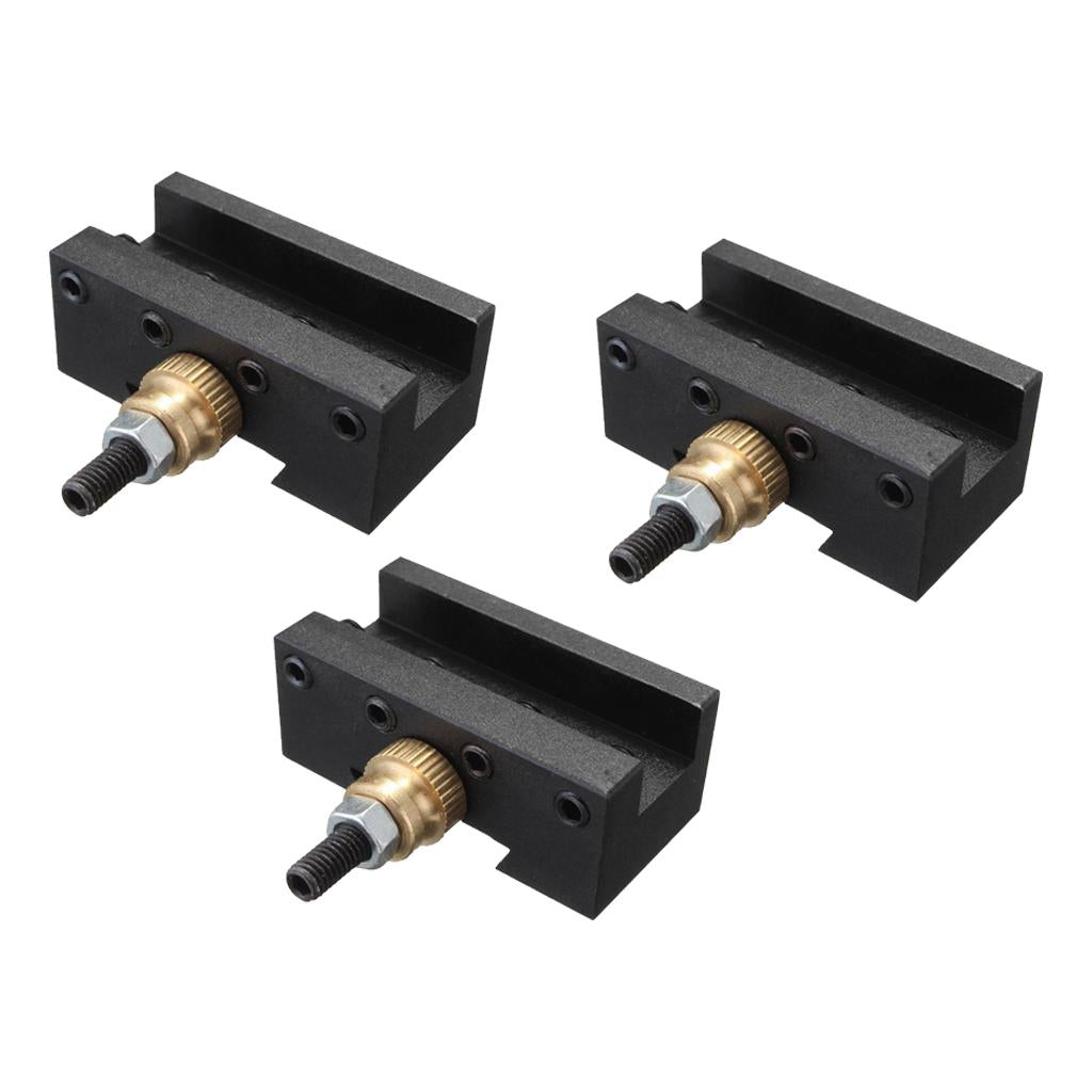 CNC 1/4-1/2" Mini Lathe Quick Change Post Facing Milling Tool Holder 3pcs"