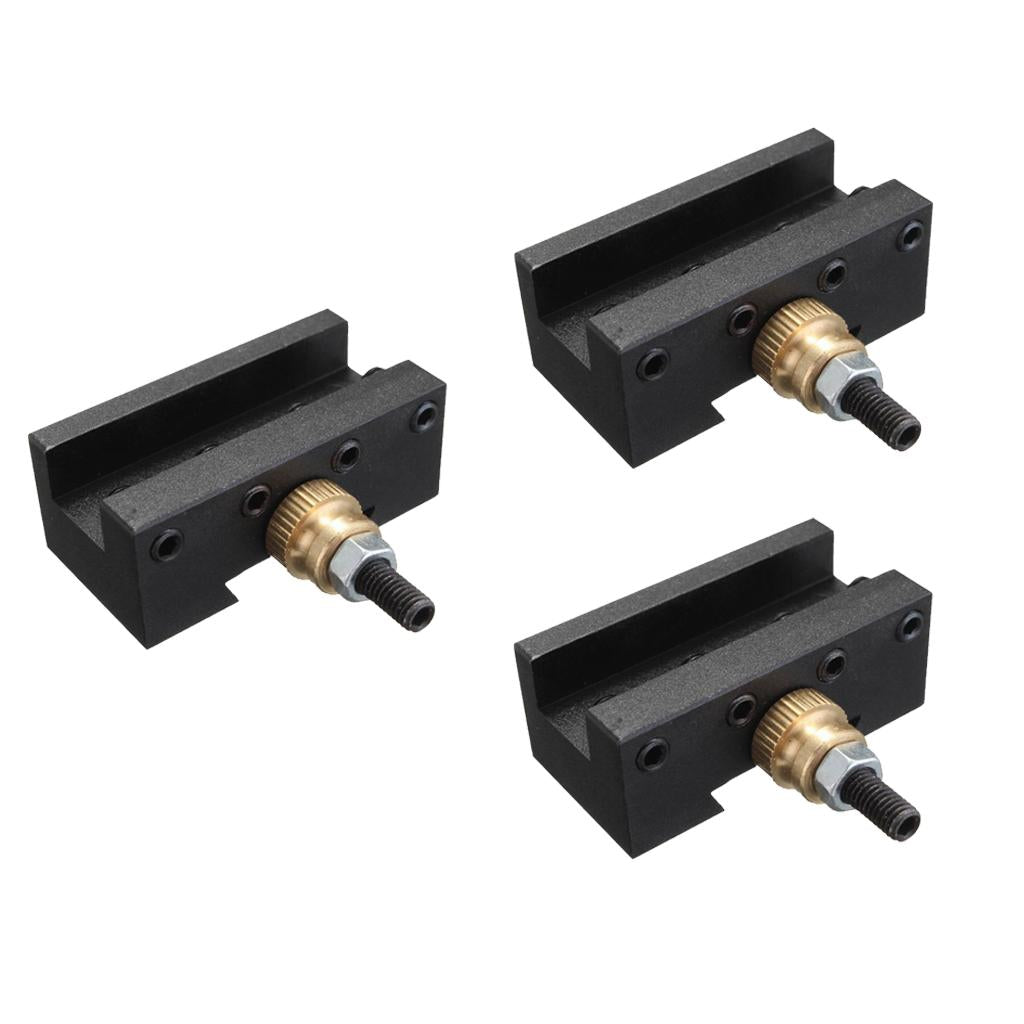 CNC 1/4-1/2" Mini Lathe Quick Change Post Facing Milling Tool Holder 3pcs"