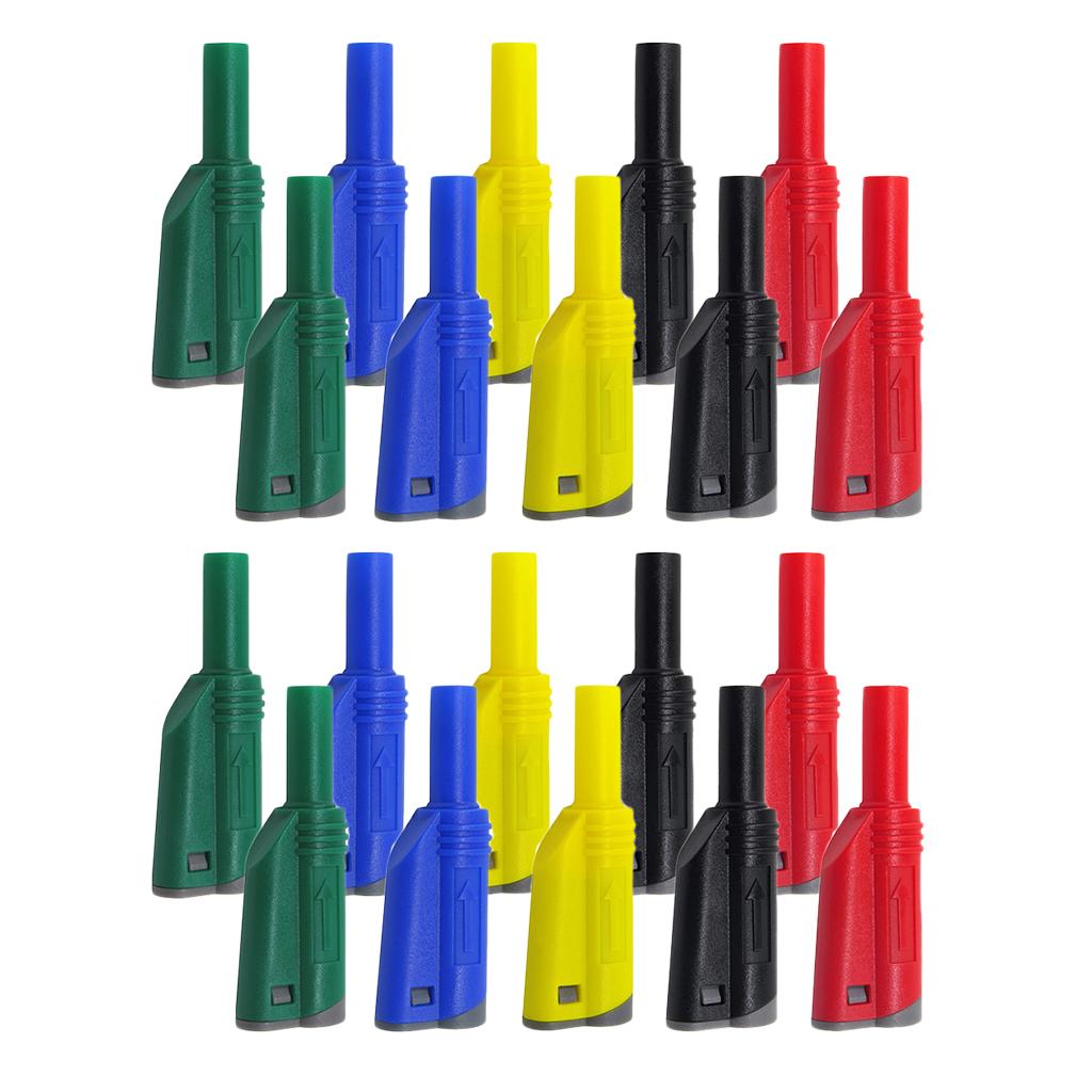 20x P3005 Welding/Assembly 4mm Stack Safety Banana Plug Multimeter Connector