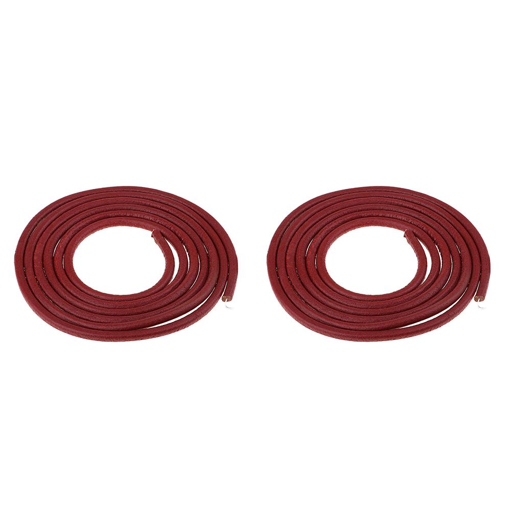 2pcs 72 Leather Belt Antique Treadle Part + Hook For Singer Sewing Machine"