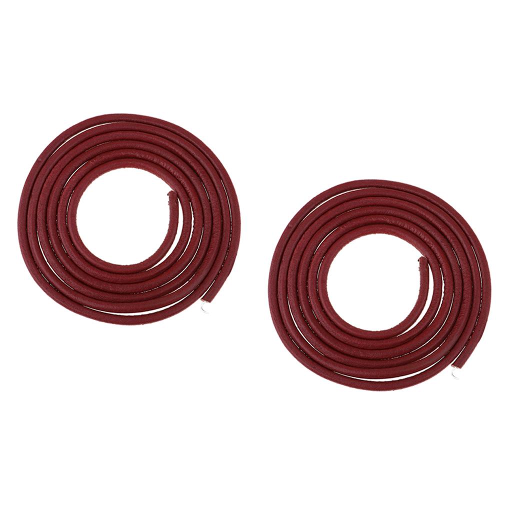 2pcs 72 Leather Belt Antique Treadle Part + Hook For Singer Sewing Machine"