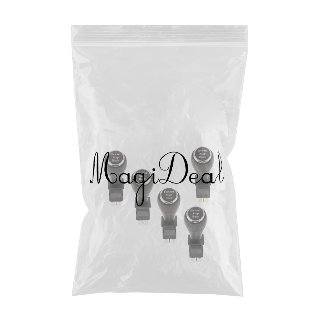 5PCS On-Off-On 6Pin 3 Position Joystick Switch Replacement Car Putter Switch