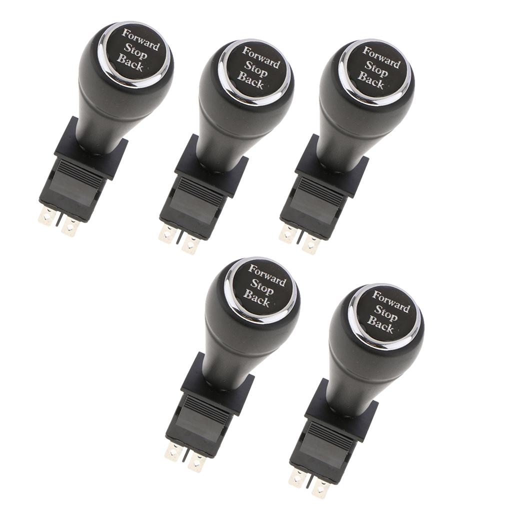 5PCS On-Off-On 6Pin 3 Position Joystick Switch Replacement Car Putter Switch