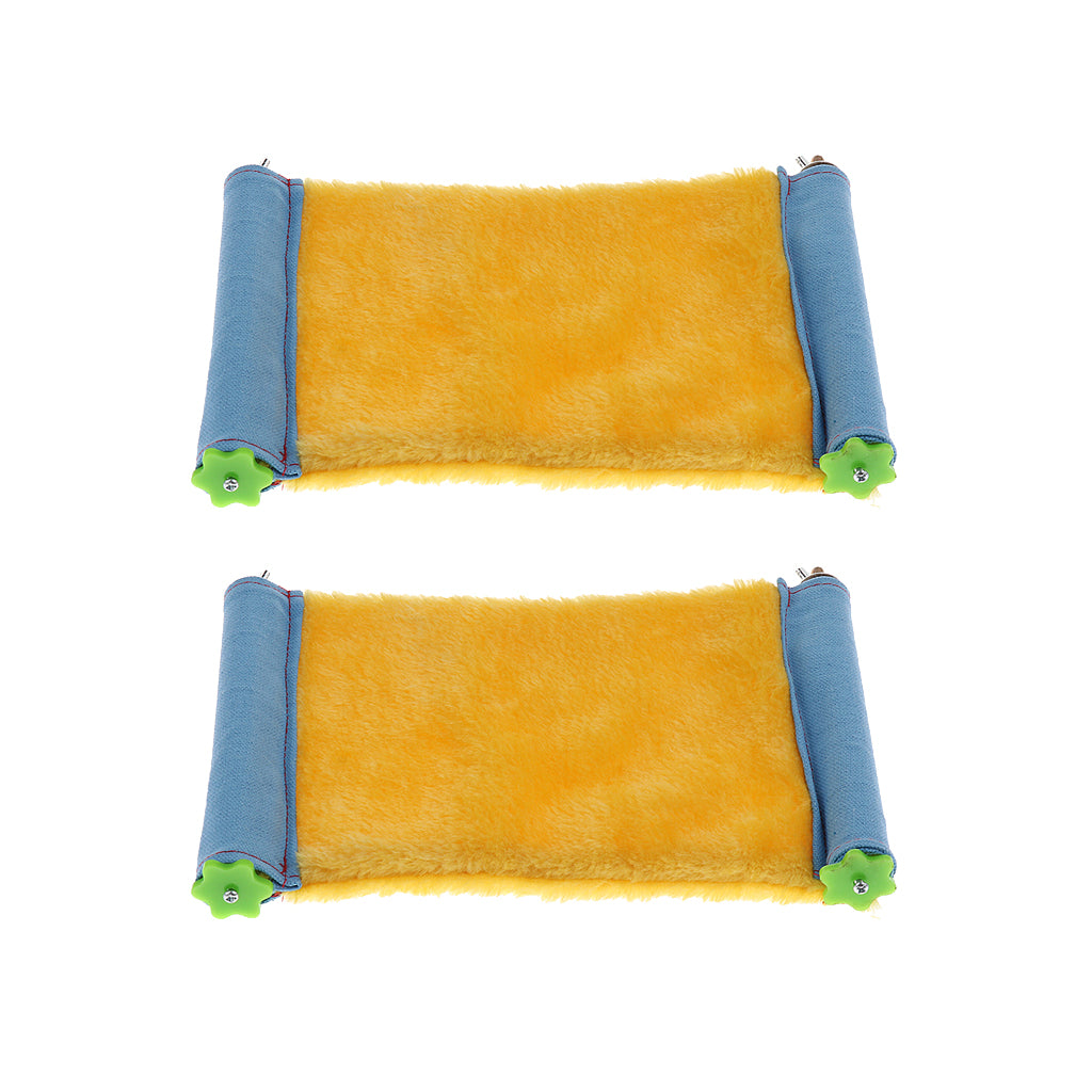 2x Small Pet Animal Hamster Mice Hammock for Cage Hanging Bed Cage Toys L