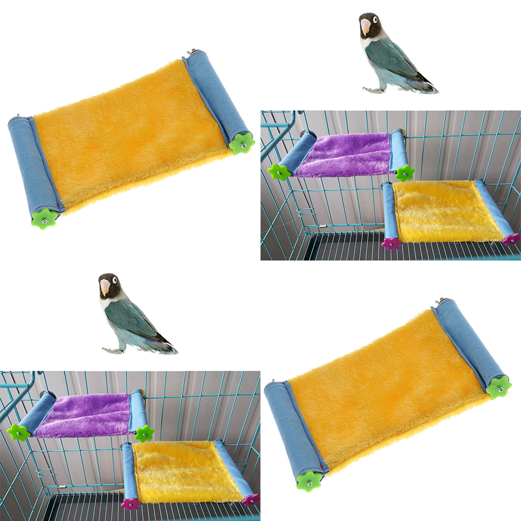 2x Small Pet Animal Hamster Mice Hammock for Cage Hanging Bed Cage Toys L