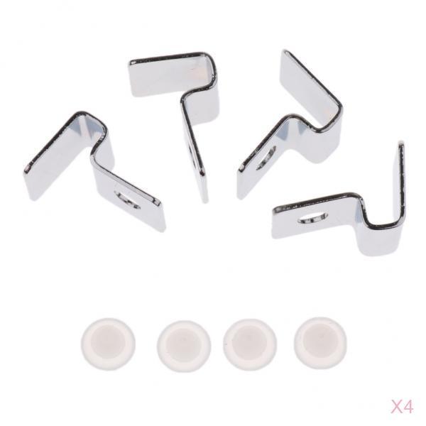 8x Stainless Steel Aquarium Fish Tank Glass Cover Clip Support Holder 5MM