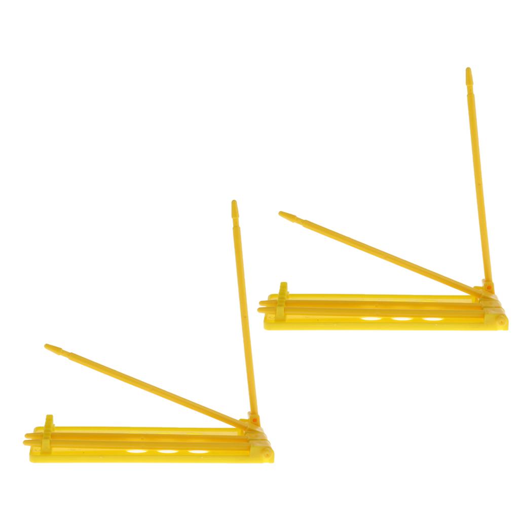 2x Racing Pigeon Supplier Foot Place Pigeon Leg Ring Holder Bands Rack Frame