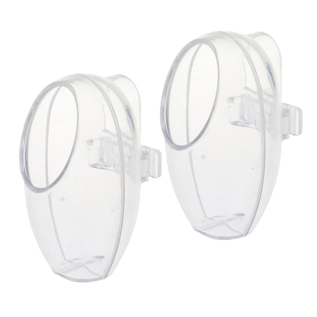 2pc Bird Parrot Clean Cup Feeder and Water Feeding Bowl Birds Cage Accessory