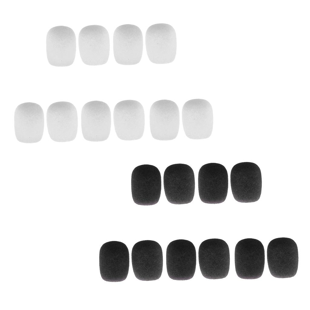 20 Pieces Mini Microphone Sponge Windscreen Windshield