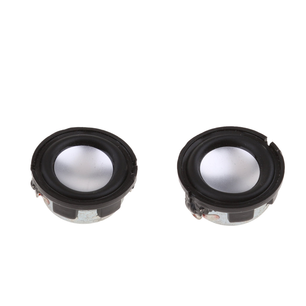2x 23mm 2W Stereo Audio Speaker 1inch 4Ohm Full-range DIY Loudspeakern New