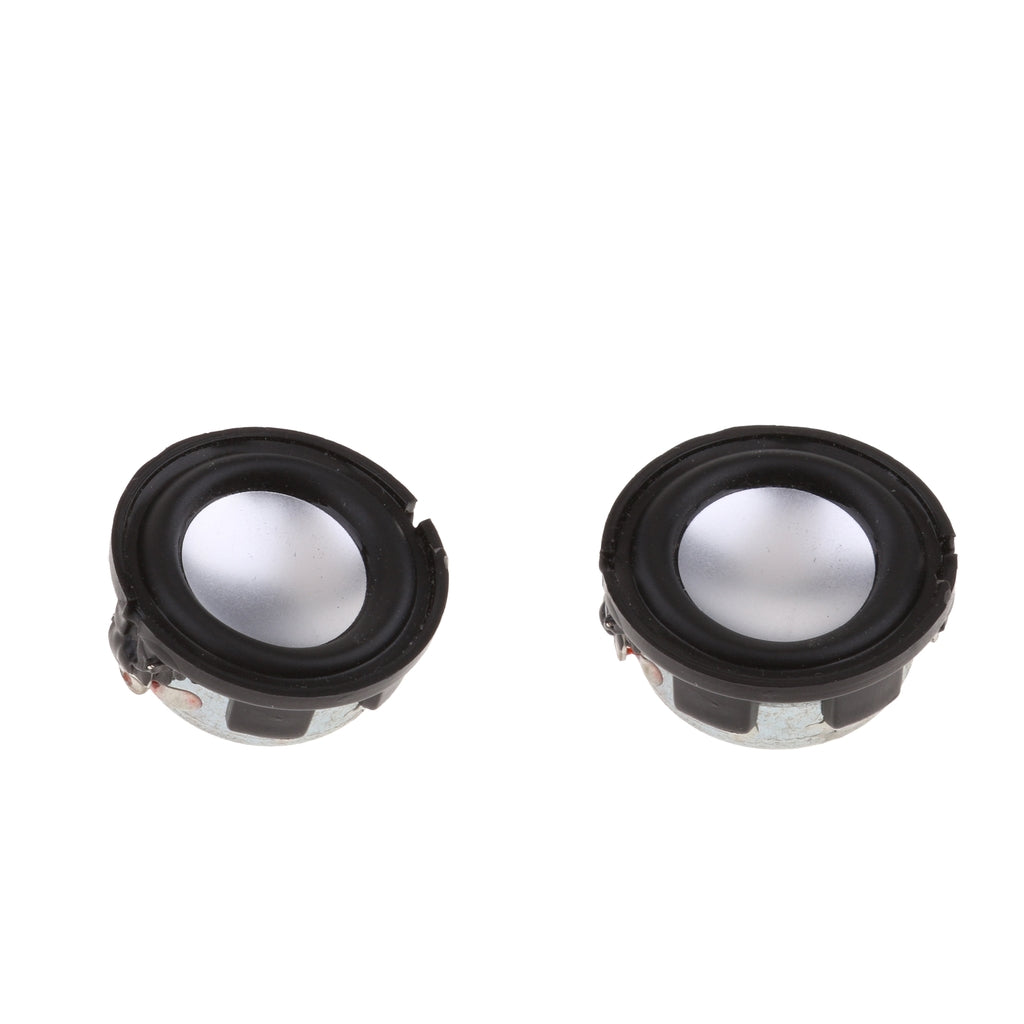 2x 23mm 2W Stereo Audio Speaker 1inch 4Ohm Full-range DIY Loudspeakern New