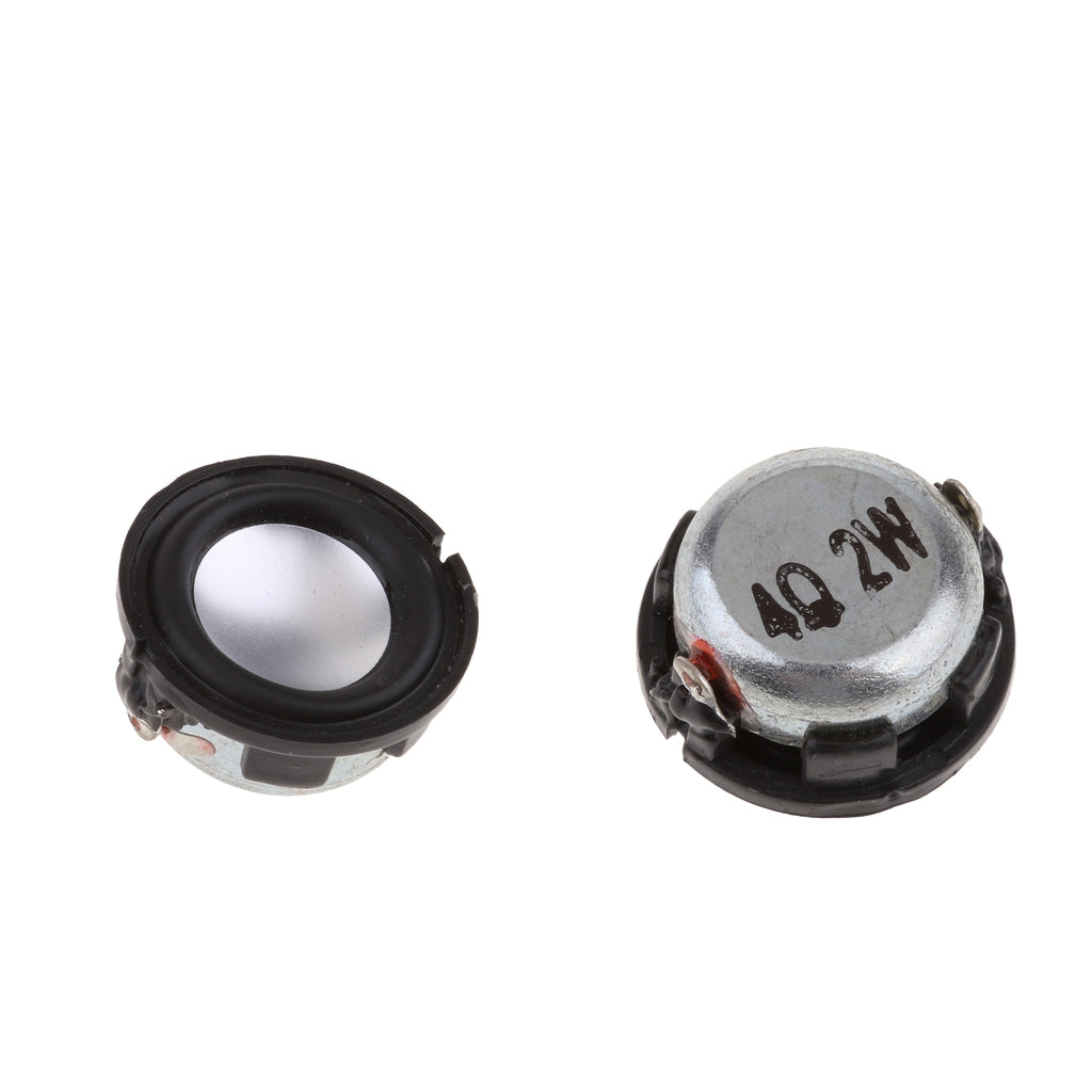 2x 23mm 2W Stereo Audio Speaker 1inch 4Ohm Full-range DIY Loudspeakern New