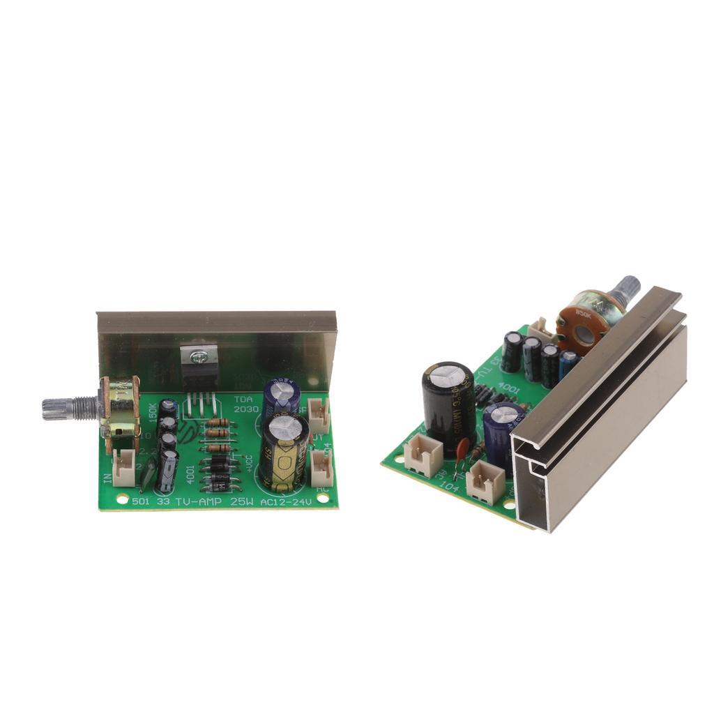 2x TDA2030 Mono 20W AC/DC 12V Audio Power Amplifier DIY Module Board