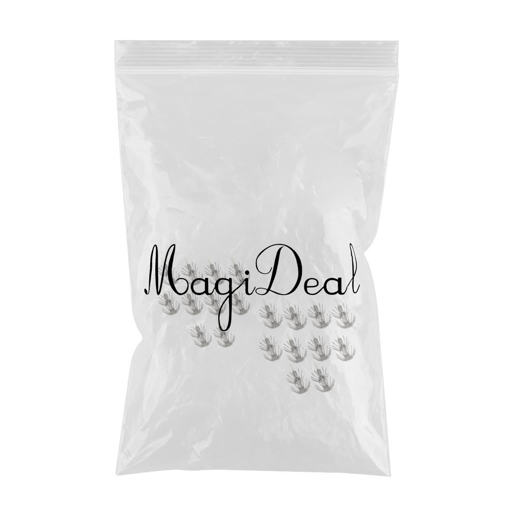 20pcs Stainless Steel Luminous Squid Lure Hooks Fishing Egi Jigs Hooks